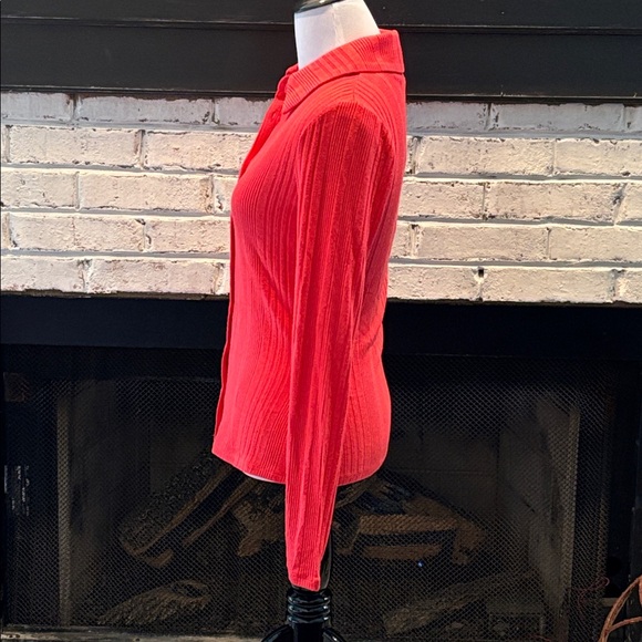 BODEN Hot Pink Collared Charlotte Shirt Size 4 NWT - Picture 2 of 7